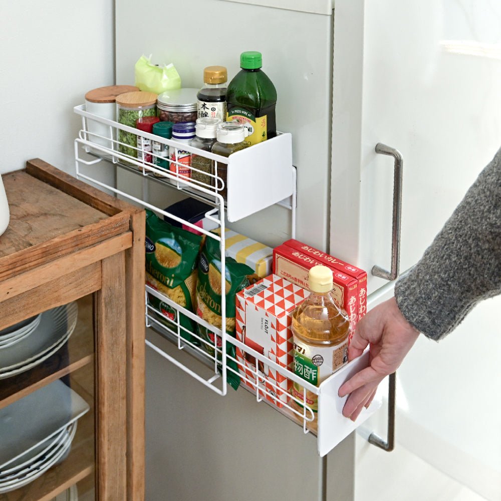 CICADA】 隙間スライドラック [ホワイト/ブラック] – e-kit