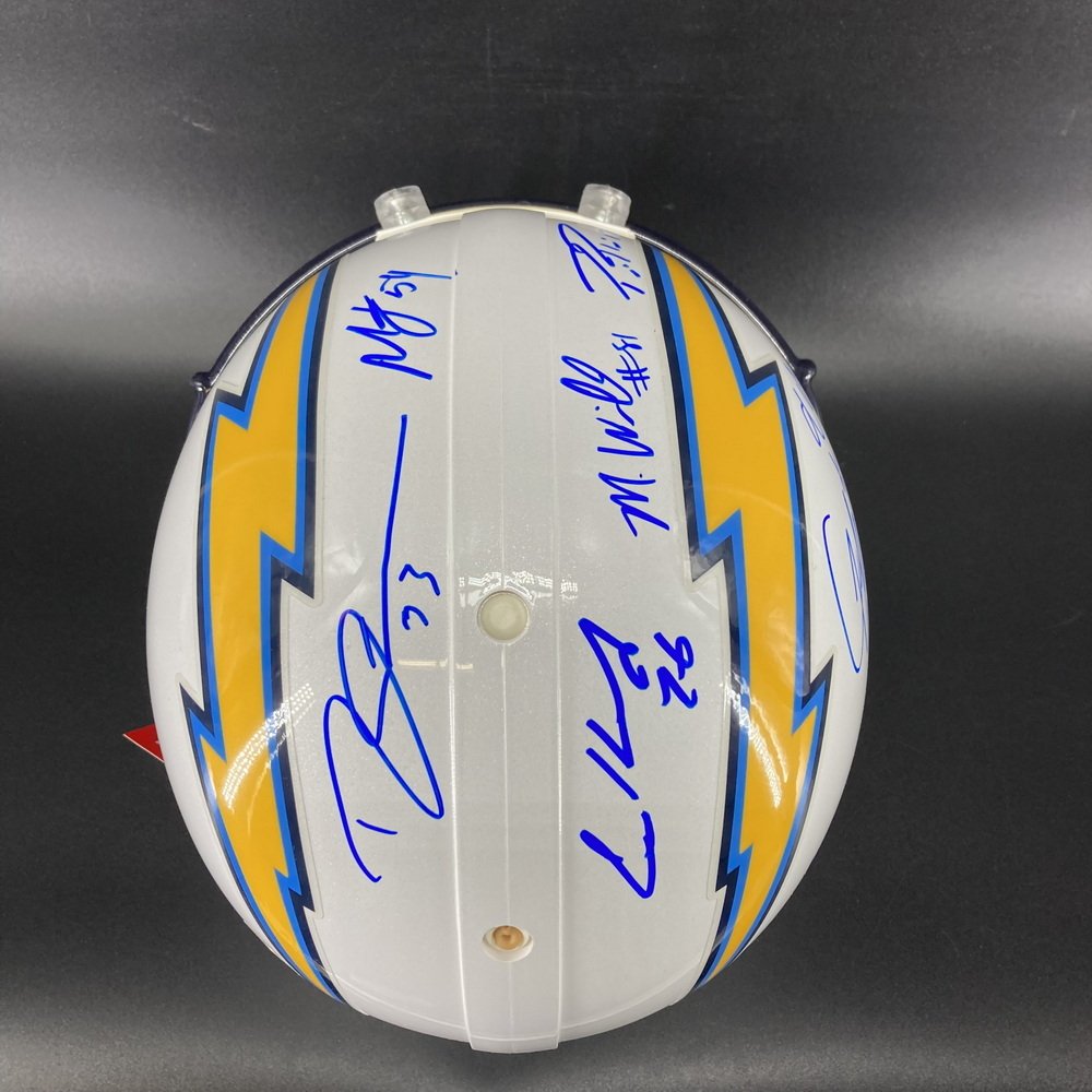 NFL - Chargers Multi Sign Proline Helmet Signed By Philip Rivers