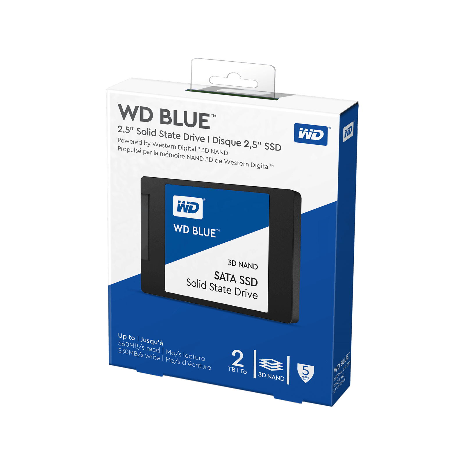 WDS500G2B0A | WesternDigital WD Blue SATA6接続 2.5型SSD 500GB