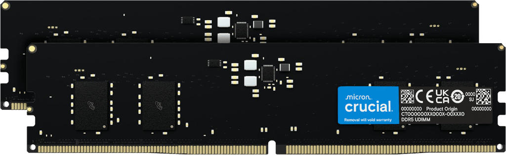 Crucial 16GB Kit (8GBx2) DDR5-4800 UDIMM | CT2K8G48C40U5 | Crucial JP