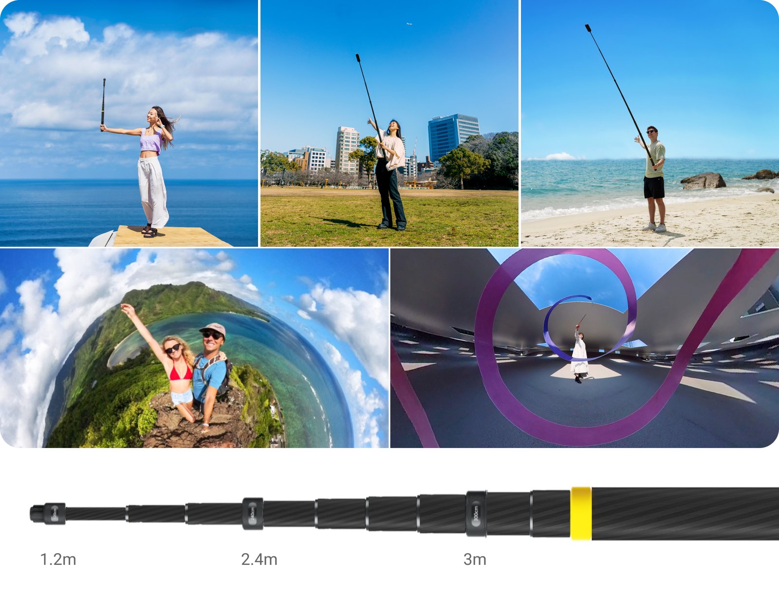 Insta360 超長い自撮り棒（強化版） - 株式会社アーキサイト