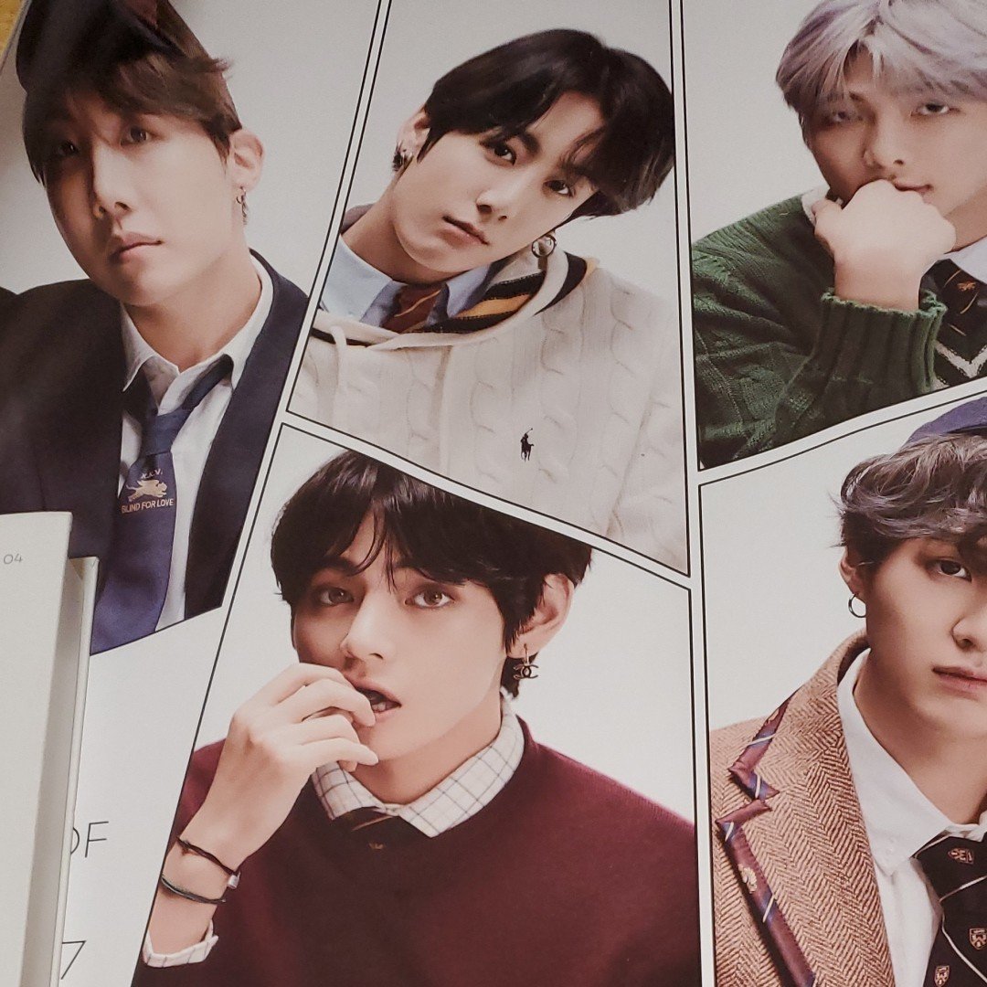 BTS テテ V テヒョン トレカ ポスターつきアルバム MAP OF THE SOUL 7