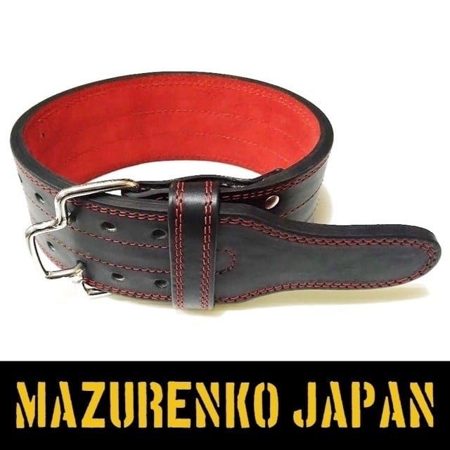 本牛革ERGフックバックルベルト13mm極厚ハード仕上げ(クイックリリース