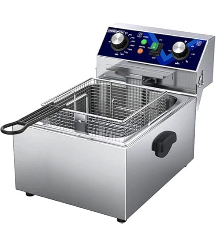 Amazon.co.jp: マルゼン 電気ミニフライヤー MEF-M8T 前カゴ仕様