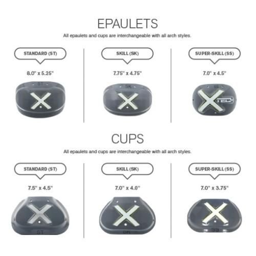 XTECHPADS X2 ショルダーパッド スキルポジション - TWO MINUTES（ツー