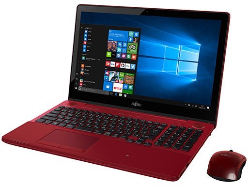FMV LIFEBOOK AH77/B1 FMVA77B1R [ガーネットレッド]の製品画像 - 価格.com