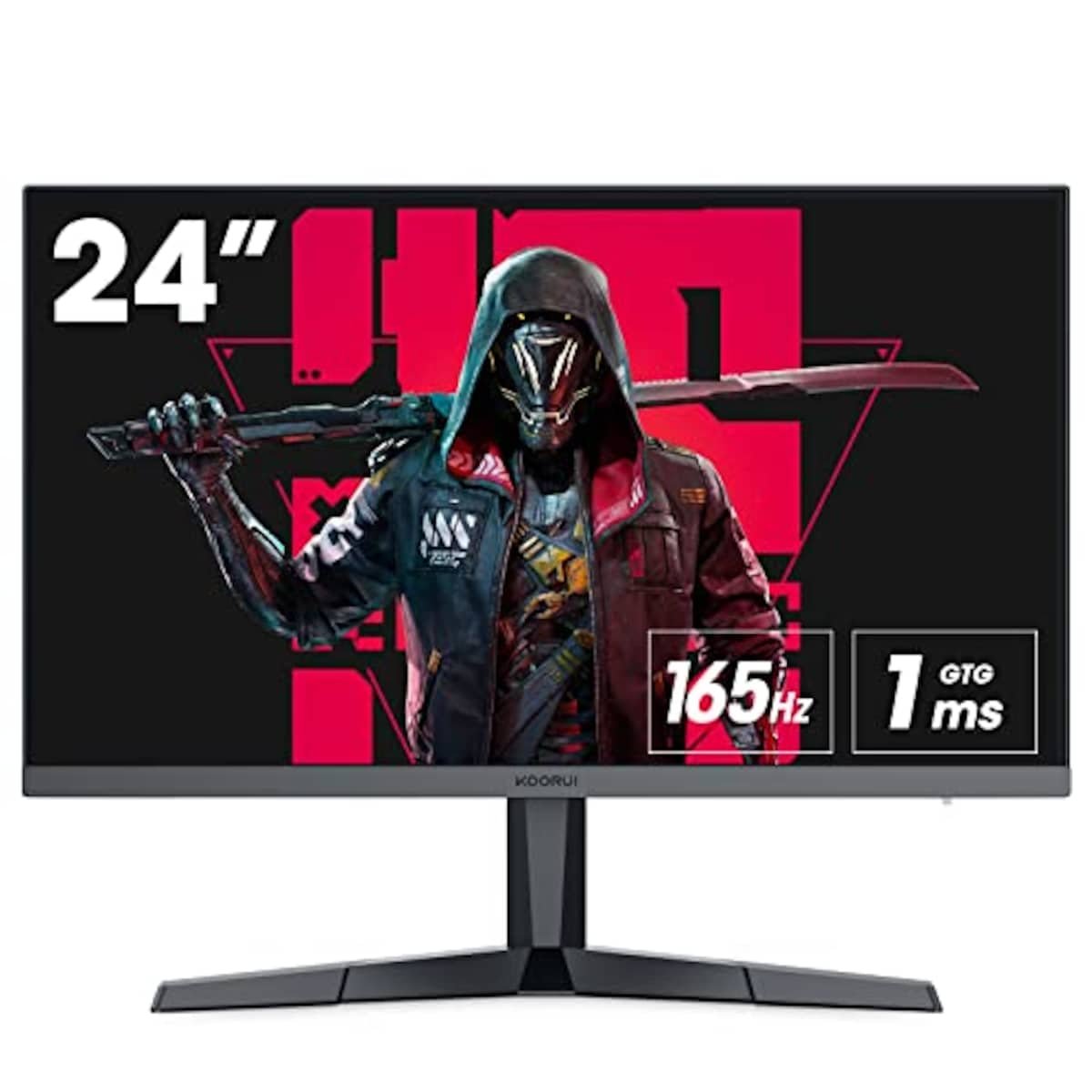 KOORUIのKOORUI ゲーミングモニター 24 インチ IPSパネル 165Hz 1ms