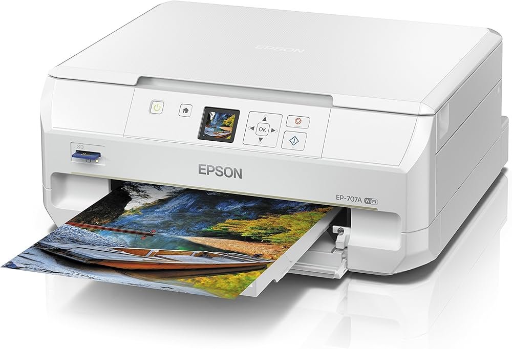 Amazon.co.jp: Epson EP-707A Printer, Inkjet Combo, Carario : Computers