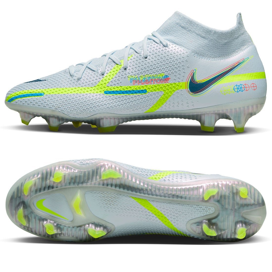 NIKE ナイキ ファントム GT2 エリート DF FG(グレー×ブルー) CZ9889