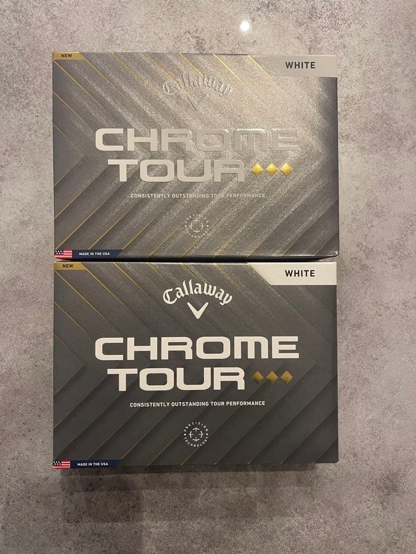 【新品未使用】キャロウェイ クロムツアー トリプルダイヤモンド 2ダース キャロウェイ Callaway クロムツアートリプルダイヤモンド トリプル