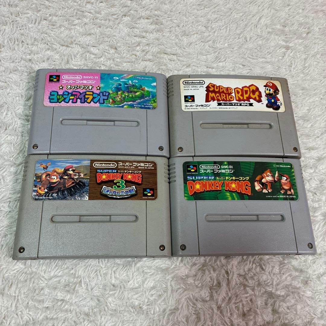 スーパーファミコン カセット 4本セット ソフト まとめ売り - メルカリ