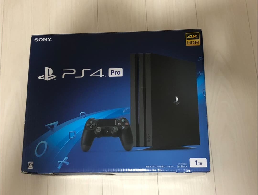 PS4 pro プレステ4 CUH-7100B PS4 CUH-7100B 1TB Pro Jet Black Box Sony PlayStation 4 Used Tested