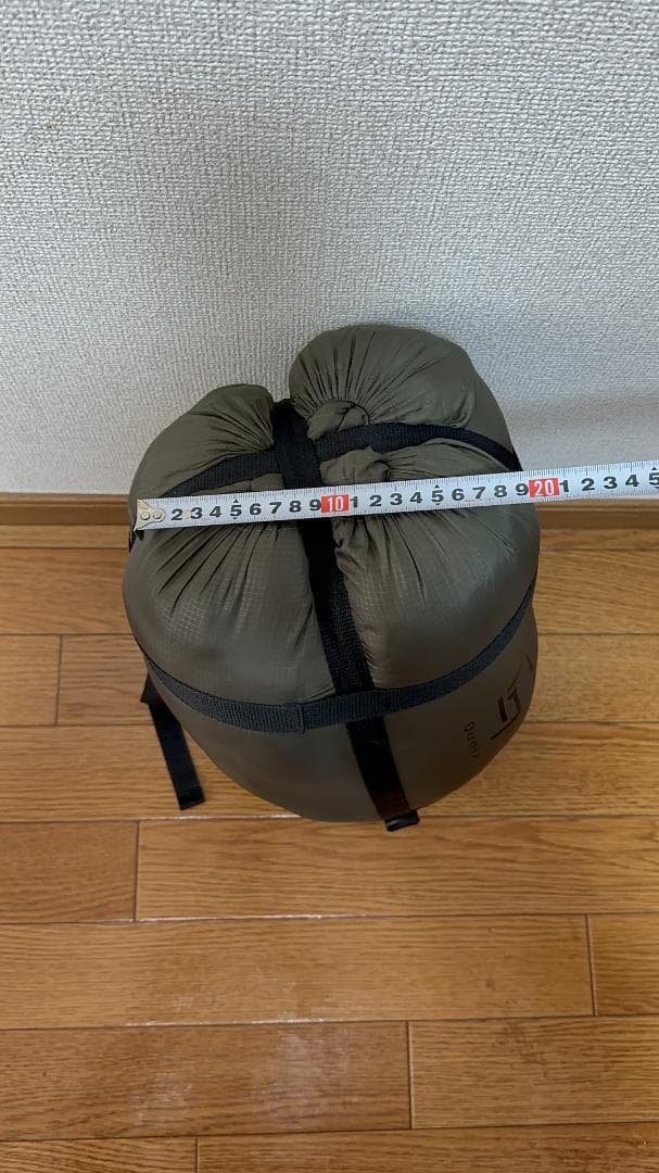 Qualz 冬用寝袋 -2℃ マミー型 オリーブ