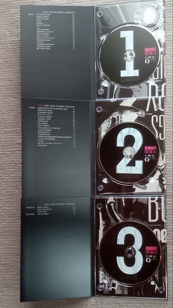 BOOWY/\"GIGS\"BOX〈完全生産限定・8枚組〉　氷室京介.BOOWY