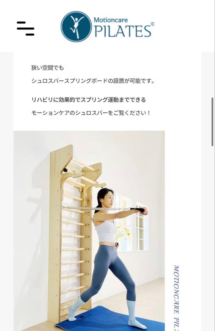 シュロスバー・スプリングボード ピラティス用【motioncare社】 - メルカリ