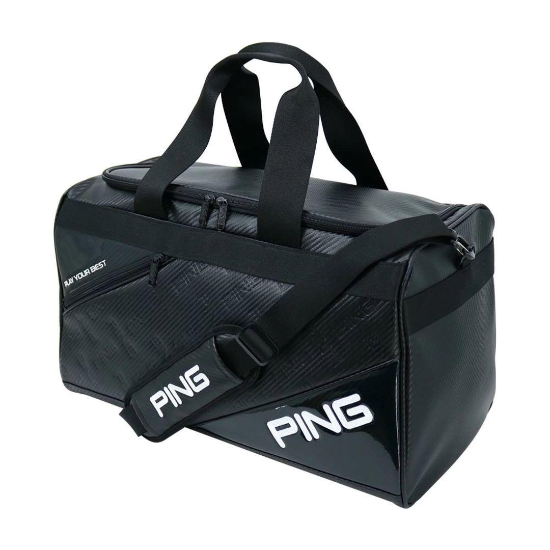 【新品＊最新モデル】PING　エンボスボストンバッグ　大容量　ロゴ　ブラック ピン（PING） ボストンバッグ 通販｜【公式】有賀園ゴルフオンラインAGO